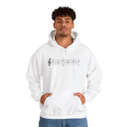 Musical Note Hoodie, Perfect Gift for Musicians, Unisex Sweatshirt, Music Lover Apparel, Cozy for Concerts, Note Design