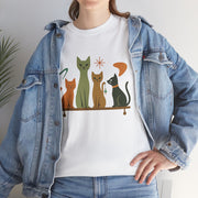 Whimsical Cat Graphic Tee, Fun Cat Lover Shirt, Cute Casual Wear, Gift for Cat Owners, Pet-Themed Apparel, Unisex Cat Tee