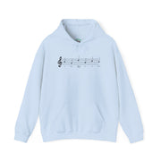 Musical Note Hoodie, Perfect Gift for Musicians, Unisex Sweatshirt, Music Lover Apparel, Cozy for Concerts, Note Design