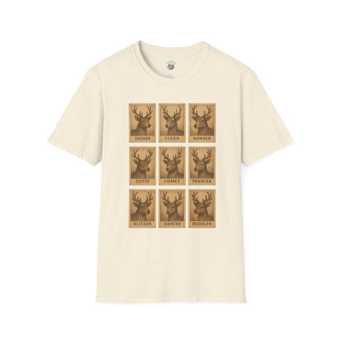 Reindeer Portrait Unisex T-Shirt