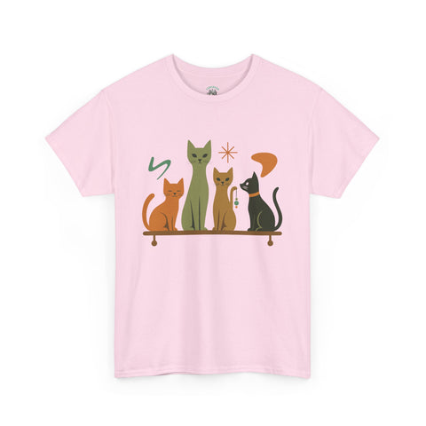 Whimsical Cat Graphic Tee, Fun Cat Lover Shirt, Cute Casual Wear, Gift for Cat Owners, Pet-Themed Apparel, Unisex Cat Tee