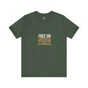 Sunday Approved Unisex Jersey Tee, Casual Weekend Shirt, Gift for Friends, Relaxed Fit Tee, Simple Graphic T-Shirt