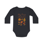 My First Autumn Organic Baby Bodysuit, Fall Baby Clothes, Seasonal Infant Suit, Cute Baby Gift, Thanksgiving Outfit, Eco-Friendly Babywear