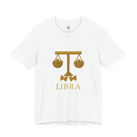 Libra Pasta Tee - Unisex Jersey Short Sleeve
