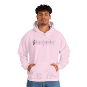Musical Note Hoodie, Perfect Gift for Musicians, Unisex Sweatshirt, Music Lover Apparel, Cozy for Concerts, Note Design