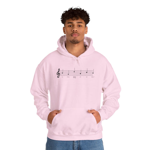 Musical Note Hoodie, Perfect Gift for Musicians, Unisex Sweatshirt, Music Lover Apparel, Cozy for Concerts, Note Design