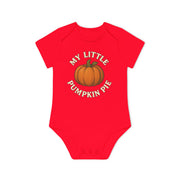 Baby Pumpkin Pie Bodysuit, Organic Infant Clothing, Fall Baby Outfit, Thanksgiving Gift, Cute Baby Onesie