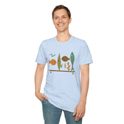 Retro Cute Fish Unisex T-Shirt, Vintage Ocean Tee, Graphic Sea Life Top, Animal Lover Gift, Coastal Apparel