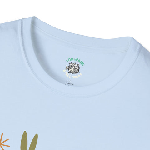 Vintage Retro Rabbits Unisex Softstyle T-Shirt, Rabbit Lover Gift, Cute Rabbit Tee, Animal Print Shirt, Graphic Tee for Rabbit Owners