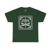 Graphic Dragonfly Insect Celtic Style Tee, Unisex Heavy Cotton T-Shirt, Bug Lover Gift, Nature Inspired Shirt, Unique Entomology Top, Insect