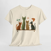 Whimsical Cat Graphic Tee, Fun Cat Lover Shirt, Cute Casual Wear, Gift for Cat Owners, Pet-Themed Apparel, Unisex Cat Tee