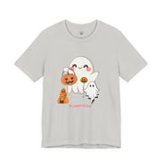 Cute Halloween Ghosts Tee, Unisex Halloween T-Shirt, Spooky Shirts for Adults, Pumpkin Boo Graphic Tee, Fall Celebration Apparel