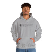 Musical Note Hoodie, Perfect Gift for Musicians, Unisex Sweatshirt, Music Lover Apparel, Cozy for Concerts, Note Design