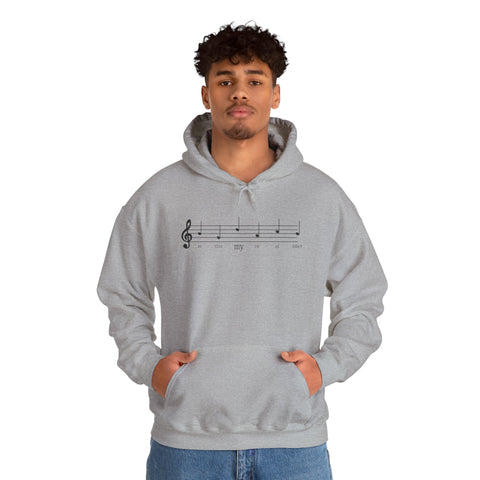 Musical Note Hoodie, Perfect Gift for Musicians, Unisex Sweatshirt, Music Lover Apparel, Cozy for Concerts, Note Design