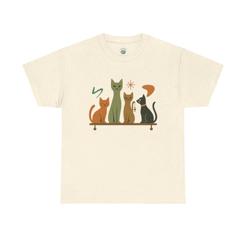 Whimsical Cat Graphic Tee, Fun Cat Lover Shirt, Cute Casual Wear, Gift for Cat Owners, Pet-Themed Apparel, Unisex Cat Tee