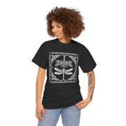 Graphic Dragonfly Insect Celtic Style Tee, Unisex Heavy Cotton T-Shirt, Bug Lover Gift, Nature Inspired Shirt, Unique Entomology Top, Insect