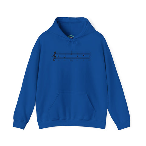 Musical Note Hoodie, Perfect Gift for Musicians, Unisex Sweatshirt, Music Lover Apparel, Cozy for Concerts, Note Design