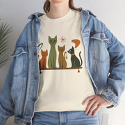 Whimsical Cat Graphic Tee, Fun Cat Lover Shirt, Cute Casual Wear, Gift for Cat Owners, Pet-Themed Apparel, Unisex Cat Tee