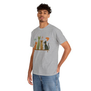 Whimsical Cat Graphic Tee, Fun Cat Lover Shirt, Cute Casual Wear, Gift for Cat Owners, Pet-Themed Apparel, Unisex Cat Tee