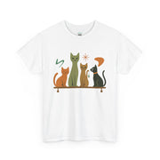 Whimsical Cat Graphic Tee, Fun Cat Lover Shirt, Cute Casual Wear, Gift for Cat Owners, Pet-Themed Apparel, Unisex Cat Tee