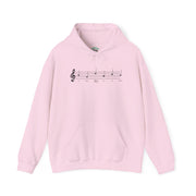 Musical Note Hoodie, Perfect Gift for Musicians, Unisex Sweatshirt, Music Lover Apparel, Cozy for Concerts, Note Design