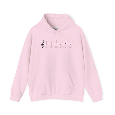 Musical Note Hoodie, Perfect Gift for Musicians, Unisex Sweatshirt, Music Lover Apparel, Cozy for Concerts, Note Design