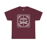 Graphic Dragonfly Insect Celtic Style Tee, Unisex Heavy Cotton T-Shirt, Bug Lover Gift, Nature Inspired Shirt, Unique Entomology Top, Insect