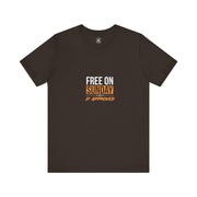 Sunday Approved Unisex Jersey Tee, Casual Weekend Shirt, Gift for Friends, Relaxed Fit Tee, Simple Graphic T-Shirt