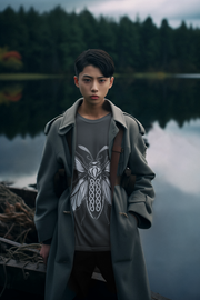 Celtic Unisex Tee with Graphic Fly Design