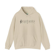 Musical Note Hoodie, Perfect Gift for Musicians, Unisex Sweatshirt, Music Lover Apparel, Cozy for Concerts, Note Design