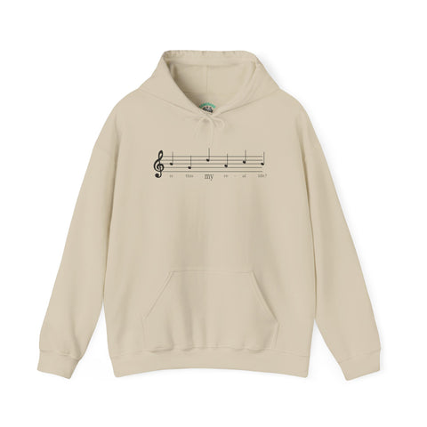 Musical Note Hoodie, Perfect Gift for Musicians, Unisex Sweatshirt, Music Lover Apparel, Cozy for Concerts, Note Design