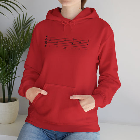 Musical Note Hoodie, Perfect Gift for Musicians, Unisex Sweatshirt, Music Lover Apparel, Cozy for Concerts, Note Design