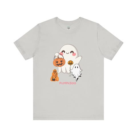 Cute Halloween Ghosts Tee, Unisex Halloween T-Shirt, Spooky Shirts for Adults, Pumpkin Boo Graphic Tee, Fall Celebration Apparel