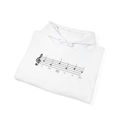 Musical Note Hoodie, Perfect Gift for Musicians, Unisex Sweatshirt, Music Lover Apparel, Cozy for Concerts, Note Design