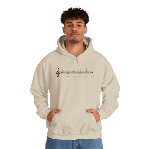 Musical Note Hoodie, Perfect Gift for Musicians, Unisex Sweatshirt, Music Lover Apparel, Cozy for Concerts, Note Design