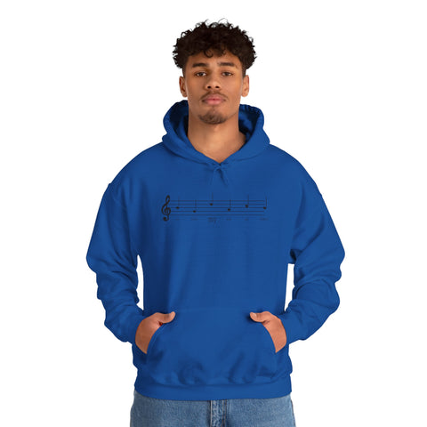 Musical Note Hoodie, Perfect Gift for Musicians, Unisex Sweatshirt, Music Lover Apparel, Cozy for Concerts, Note Design