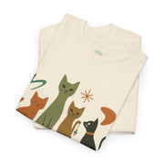 Whimsical Cat Graphic Tee, Fun Cat Lover Shirt, Cute Casual Wear, Gift for Cat Owners, Pet-Themed Apparel, Unisex Cat Tee