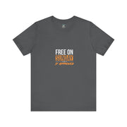 Sunday Approved Unisex Jersey Tee, Casual Weekend Shirt, Gift for Friends, Relaxed Fit Tee, Simple Graphic T-Shirt