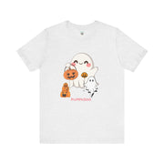 Cute Halloween Ghosts Tee, Unisex Halloween T-Shirt, Spooky Shirts for Adults, Pumpkin Boo Graphic Tee, Fall Celebration Apparel