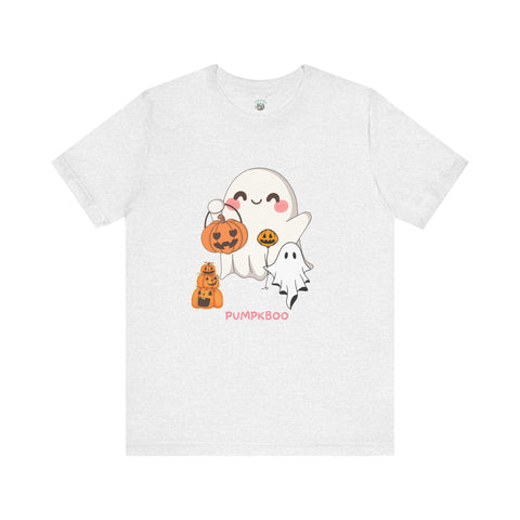 Cute Halloween Ghosts Tee, Unisex Halloween T-Shirt, Spooky Shirts for Adults, Pumpkin Boo Graphic Tee, Fall Celebration Apparel