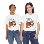 Funny Turkey Cardio Tee - Thanksgiving Gift, Unisex Cotton Shirt, Humor Tee, Fall Celebration Apparel, Holiday Humor T-Shirt