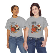 Funny Turkey Cardio Tee - Thanksgiving Gift, Unisex Cotton Shirt, Humor Tee, Fall Celebration Apparel, Holiday Humor T-Shirt