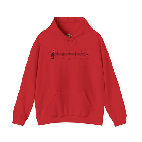 Musical Note Hoodie, Perfect Gift for Musicians, Unisex Sweatshirt, Music Lover Apparel, Cozy for Concerts, Note Design