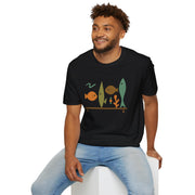 Retro Cute Fish Unisex T-Shirt, Vintage Ocean Tee, Graphic Sea Life Top, Animal Lover Gift, Coastal Apparel
