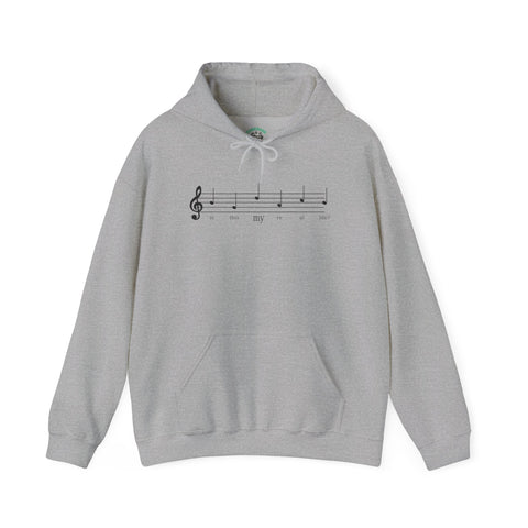 Musical Note Hoodie, Perfect Gift for Musicians, Unisex Sweatshirt, Music Lover Apparel, Cozy for Concerts, Note Design