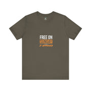 Sunday Approved Unisex Jersey Tee, Casual Weekend Shirt, Gift for Friends, Relaxed Fit Tee, Simple Graphic T-Shirt