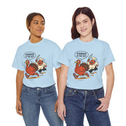 Funny Turkey Cardio Tee - Thanksgiving Gift, Unisex Cotton Shirt, Humor Tee, Fall Celebration Apparel, Holiday Humor T-Shirt
