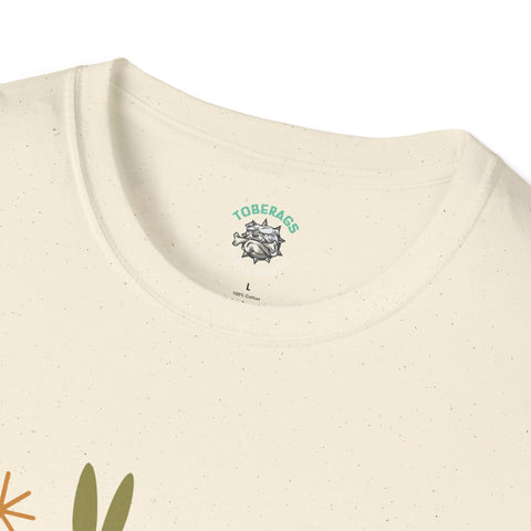 Vintage Retro Rabbits Unisex Softstyle T-Shirt, Rabbit Lover Gift, Cute Rabbit Tee, Animal Print Shirt, Graphic Tee for Rabbit Owners
