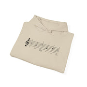 Musical Note Hoodie, Perfect Gift for Musicians, Unisex Sweatshirt, Music Lover Apparel, Cozy for Concerts, Note Design