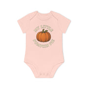 Baby Pumpkin Pie Bodysuit, Organic Infant Clothing, Fall Baby Outfit, Thanksgiving Gift, Cute Baby Onesie